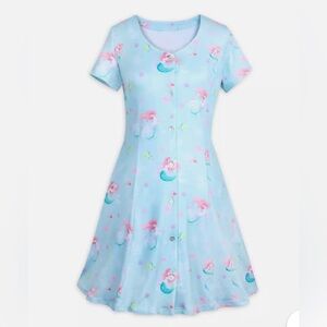 Disney Pastel Green and Pink Floral Dress